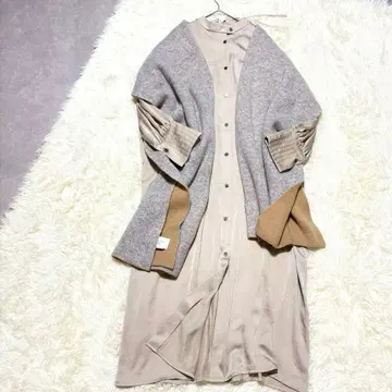 일본제 가레나 백리본 롱 원피스 셔츠 원피스 워셔블