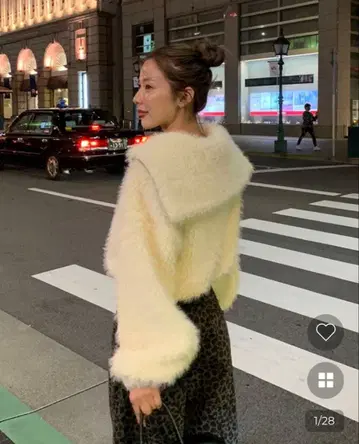 보아 자켓 세일러 후드 부착 화이트