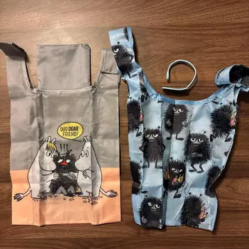 무민 스틴키 에코백 가챠 2점 세트