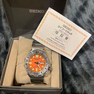 레어 SEIKO 오렌지 샤크 투스 중고