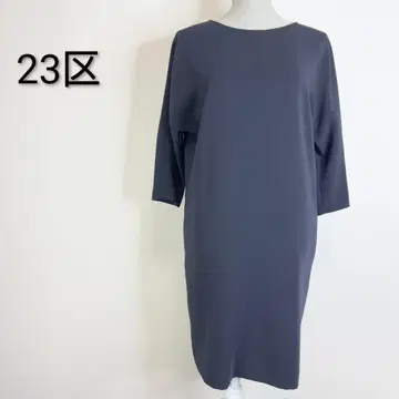 23구 트리아세 원피스 네이비 컬러