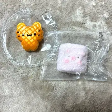 스퀴즈 고양이 돼지 마쉬멜로우