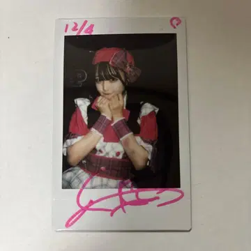 나란 노도카 친필 사인 폴라로이드