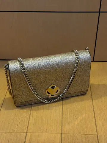 케이트 스페이드 골드 글리터 숄더백