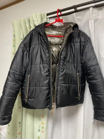 마이클코어스 다운 자켓 리버서블