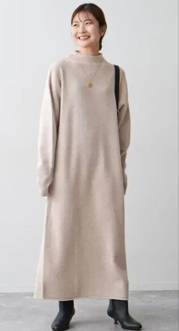 SLOBE IENA 워셔블 울 니트 원피스