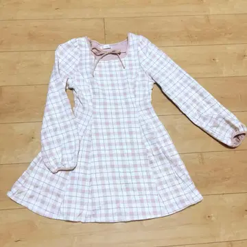 evelyn*체크핏 OP*미니 원피스