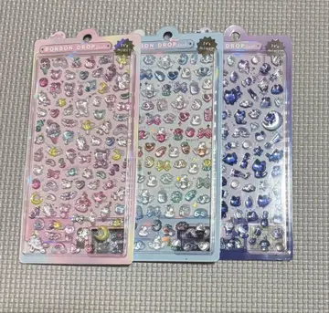 봉봉 드롭 씰 미니 유메이로 나나이로 요루네코 3개 세트