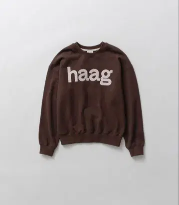 haag a birthday sweatshirt brown