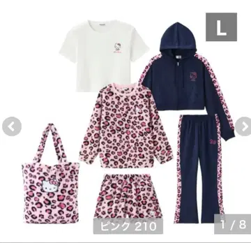 시마무라 해피백 여성용 키티 레오파드 무늬 퍼레이드 L