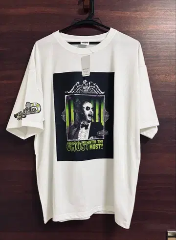 미사용 택 포함 비틀쥬스 T셔츠 XL BEETLEJUICE