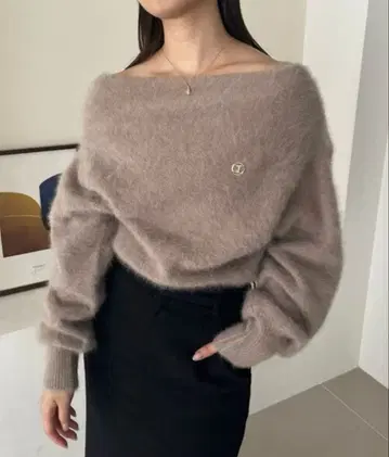 카프리슈 마쥬 FOX 캐시미어 돌먼 니트