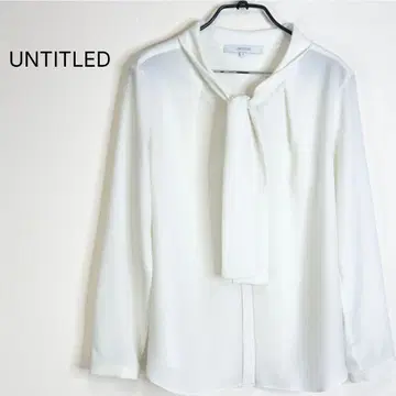 untitled 보타이 조젯 블라우스