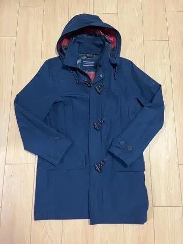 타미힐피거 더플 코트 네이비