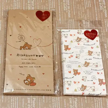 리락쿠마 하트 랩핑 백 2종 세트 R16