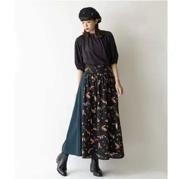 후리후 여우의 산책길 절개 스커트