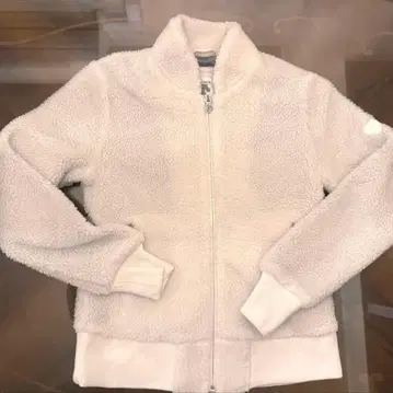 DESCENTE 화이트 플리스 자켓 여성용