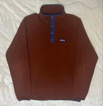 Patagonia 스냅T 마이크로D 브라운 플리스 M