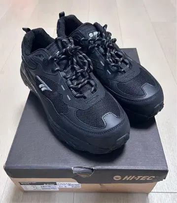 HI-TEC GR-30 블랙 아웃도어 신발