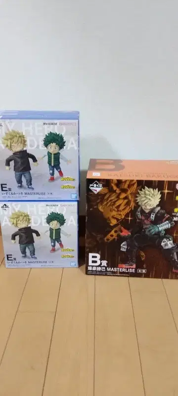 나의 히어로 아카데미아 피규어 3체 세트 B상 E상