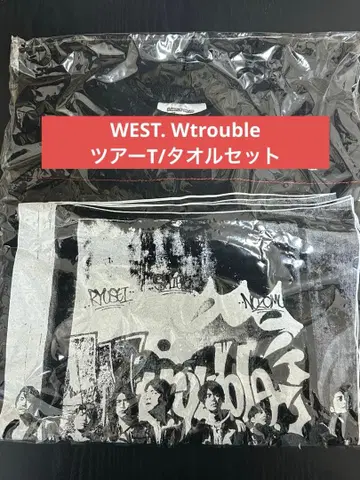 WEST. W trouble 투어 티셔츠/타월 세트