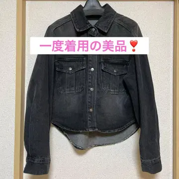 쿨 카리안 데님 자켓 블랙