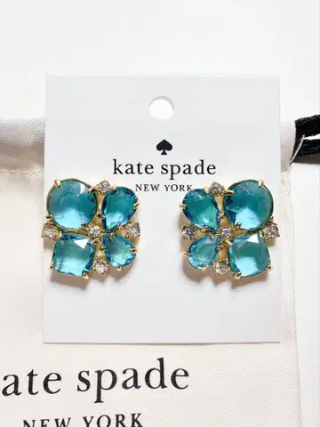 케이트 스페이드 블루스톤 엘레강트 귀걸이