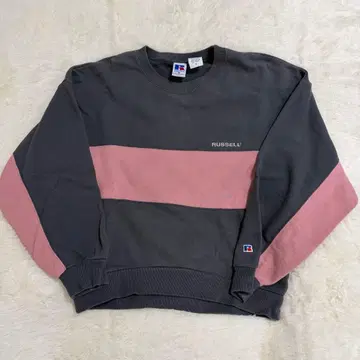 러셀 애슬레틱 패널 라인 맨투맨 M 트레이닝복