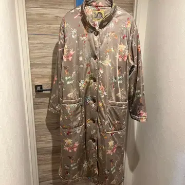 TUNIC 카모이 요코 TUNIC 룸웨어 롱 가운 천사 패턴