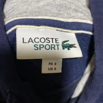 LACOSTE SPORT 네이비 후드티 US S