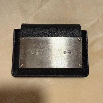 Martin Kim 블랙 가죽 카드 케이스