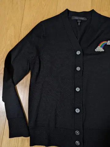 마크 제이콥스 가디건 레인보우 자수 무지개 울 여성용