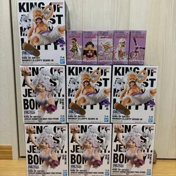 원피스 KING OF ARTIST 월드 컬렉터블 피규어 세트.