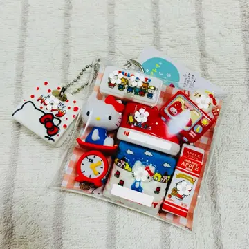 가챠 파우치 Hello Kitty 미니 피규어 세트 키링