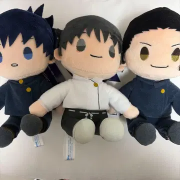 주술회전 5주년 봉제 인형 오토코츠, 게토, 후시구로