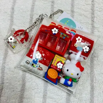 가챠 파우치 헬로키티 미니어처 세트 키링
