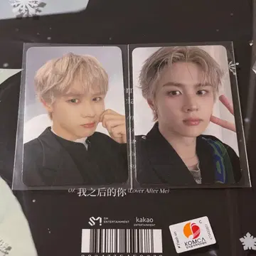 wayv 화이트 컬러 정격 white eternal 트레이딩 카드 쿤