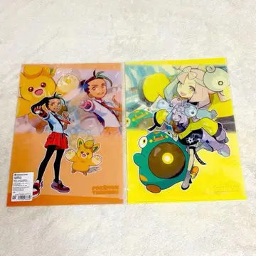 포켓몬 네모 난자모 파모트 하라바리 클리어 파일 오렌지 옐로우 컬러