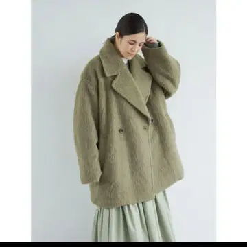 ungrid 언그리드 샤기 미들 기장 코트 클리닝 완료