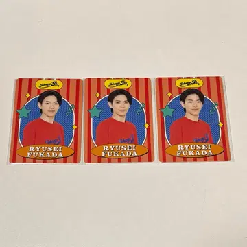 후카다 류세이 프로필 카드 3장 세트