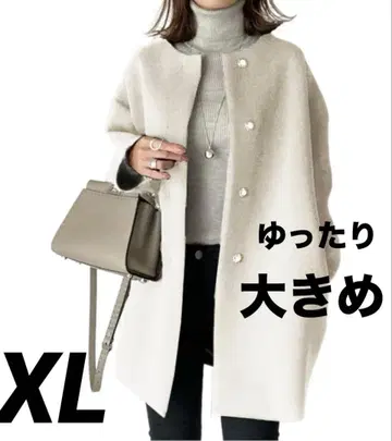 체스터 코트 여성용 가을/겨울 루즈핏 빅 사이즈 성인용 세련된 고급