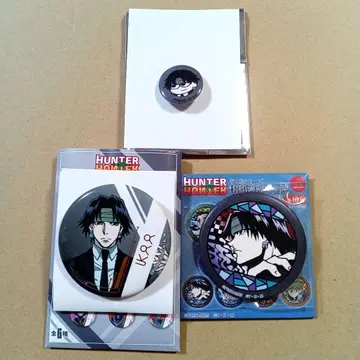 헌터헌터 클로로 금박 지로리 와시 캔뱃지 세트