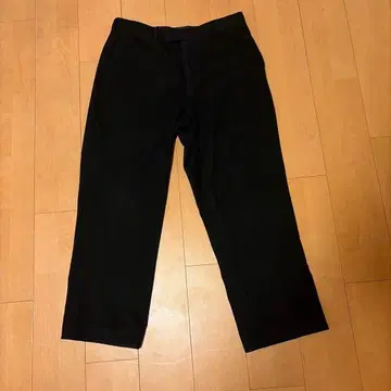 코듀로이 팬츠 슬랙스 블랙