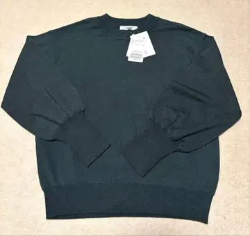 새상품 relume 다크 그린 긴팔 니트