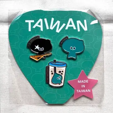 오사카 간사이 엑스포 테크 월드 대만 a-we 마그넷 핀 배지 아위