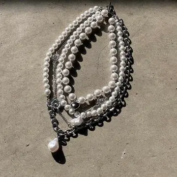 LITMUS 펄 레이어드 목걸이