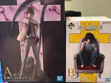 데스노트 제일복권 A상 야가미 라이토 B상 L 피규어 라스트 세트!