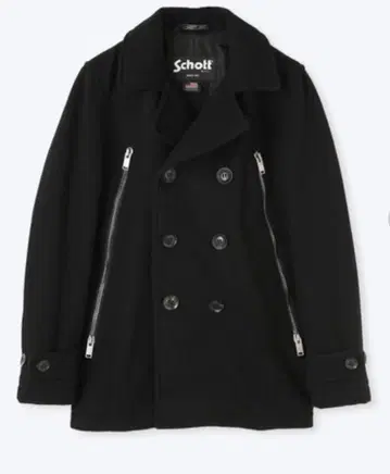 샷 하시모토 준 콜라보 지퍼 피 코트 자켓