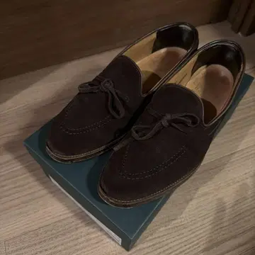 Crockett & Jones Southport 6 E 다크 스웨이드