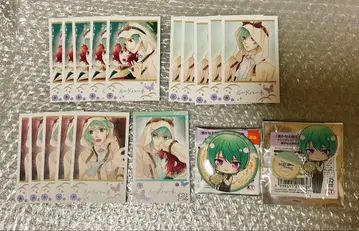 카나타 토키노 나카데 6 루드하네 포토 카드 아크릴 스탠드 캔뱃지 세트